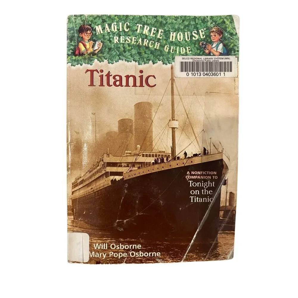 Magic Tree House Research Guide Titanic Book Will Osborne Mary Pope School
